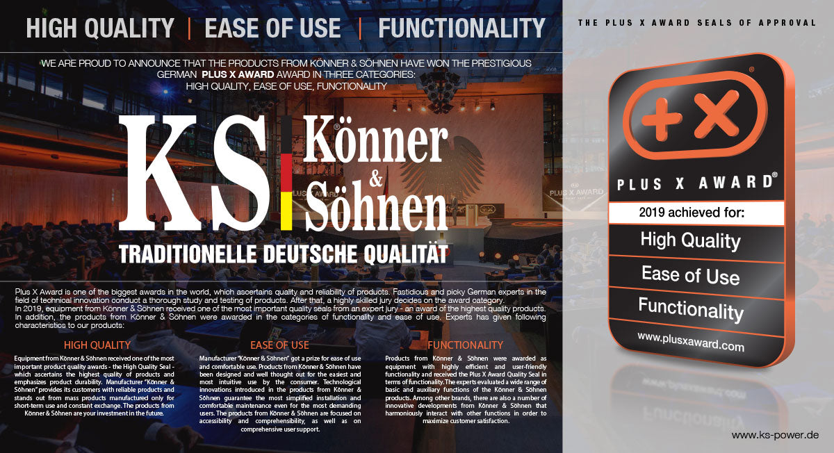 The prestigious german Plus X Award award