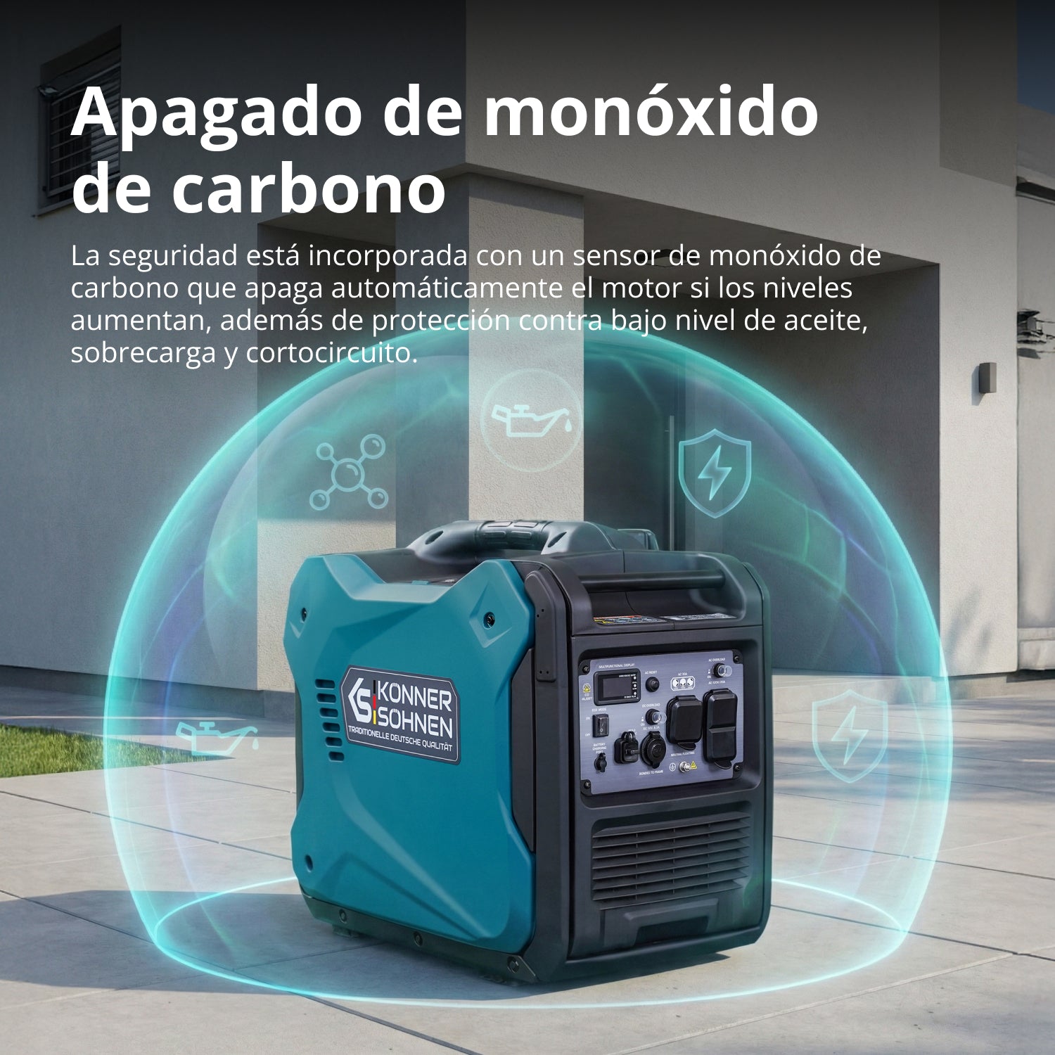 Generador inverter KS 6000iES CO