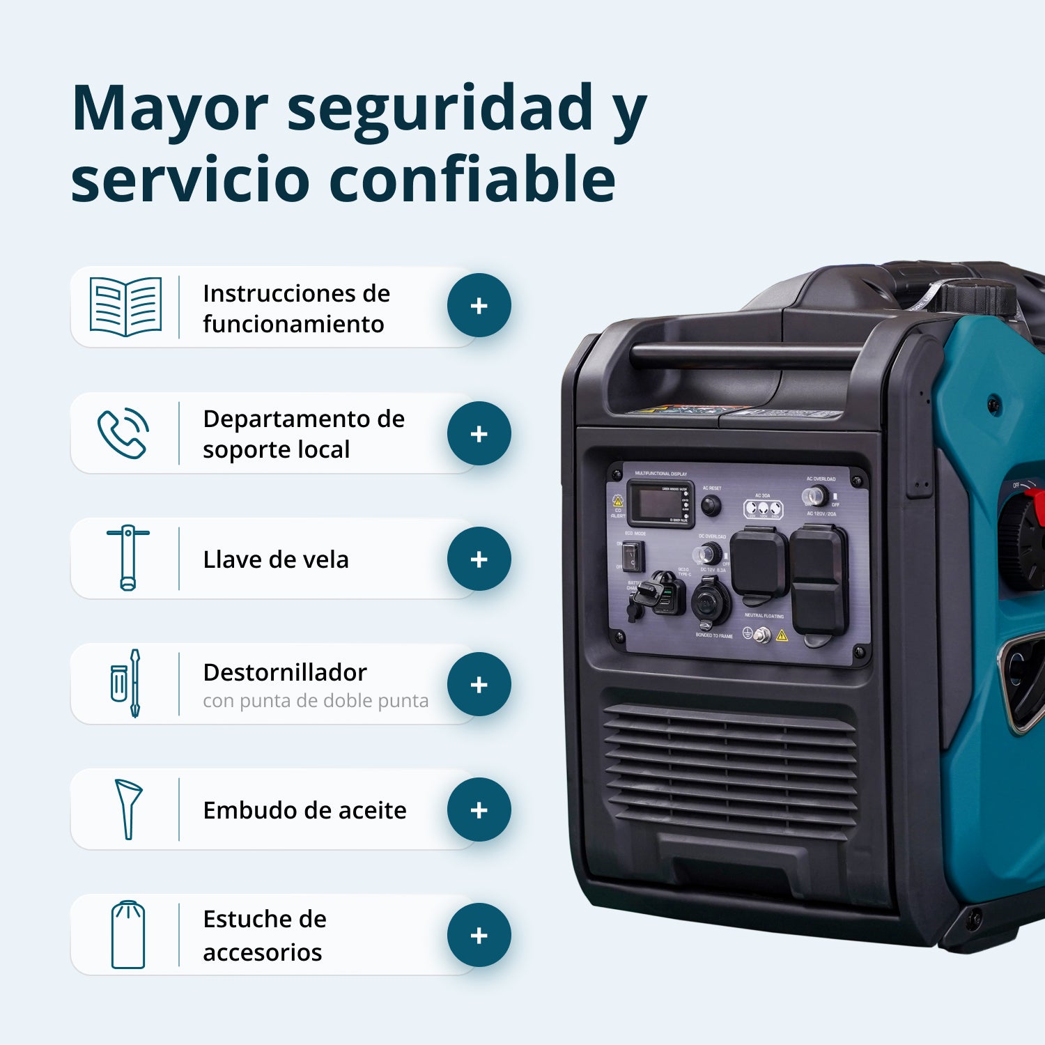 Generador inverter KS 6000iES CO