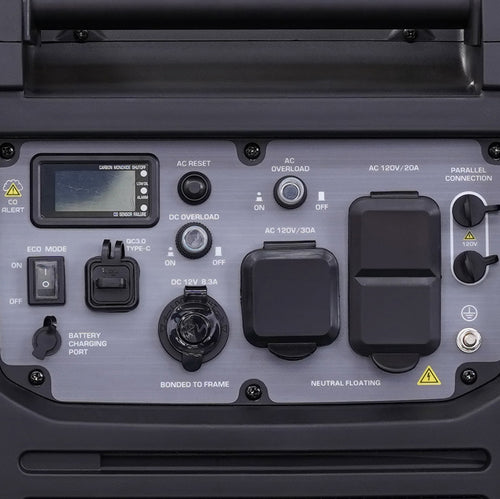 Panel de control ergonómico