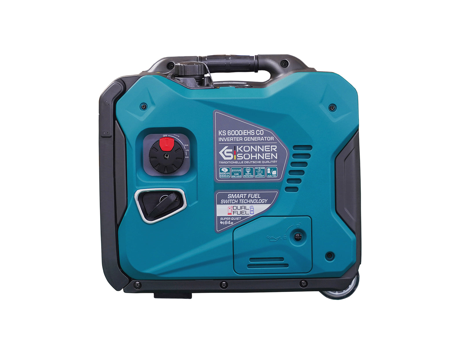 Generador inverter híbrido de gas/gasolina KS 6000iEHS CO