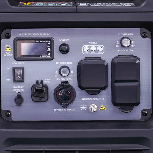 Panel de control ergonómico