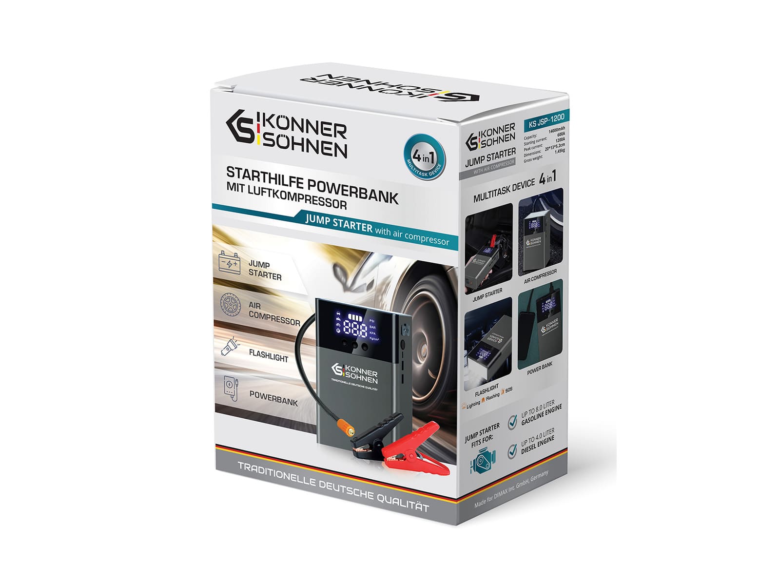 Arrancador con compresor KS JSP-1200
